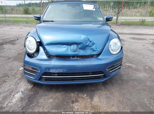 3VW517AT8HM822975 2017 VOLKSWAGEN BEETLE Blue Widok z przodu