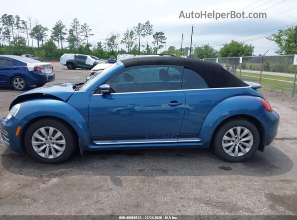 3VW517AT8HM822975 2017 VOLKSWAGEN BEETLE Blue Widok wnętrza 360 stopni