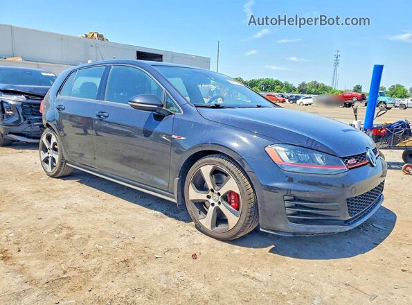 3VW547AU2HM048173 2017 VOLKSWAGEN GTI Black 