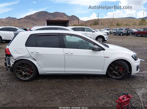 3VW547AU9HM017695 2017 VOLKSWAGEN GOLF White Սալոնի հետևի տեսք
