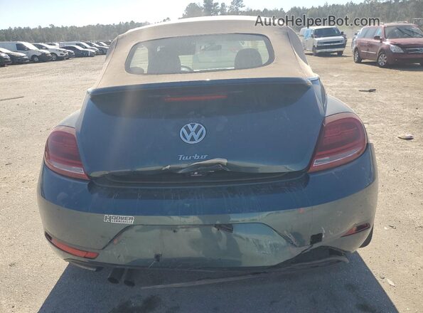 3VW5DAAT6JM503262 2018 VOLKSWAGEN BEETLE Green Հետևի տեսք