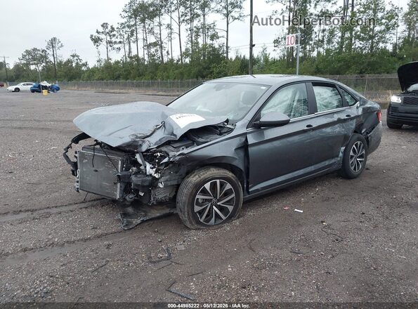 3VW5M7BU0RM079390 2024 VOLKSWAGEN JETTA Gray Առջևի ձախ երեք քառորդ տեսարան