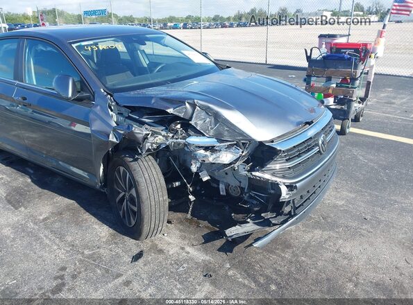 3VW5M7BU1RM045751 2024 VOLKSWAGEN JETTA Gray Դիմացի տեսք