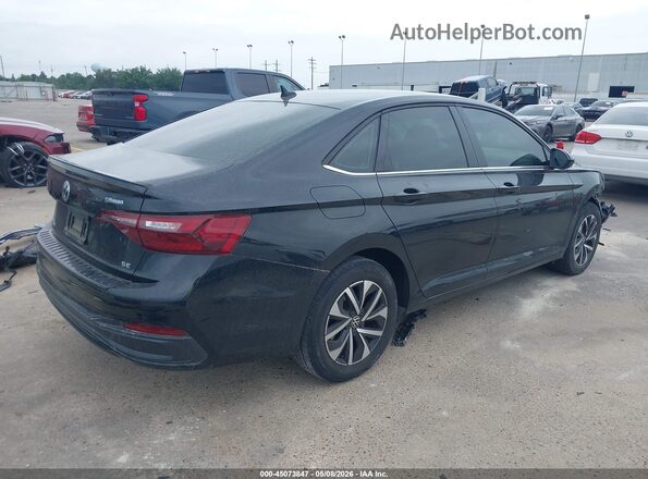 3VW5M7BU2PM056187 2023 VOLKSWAGEN JETTA Черный Задняя правая четверть