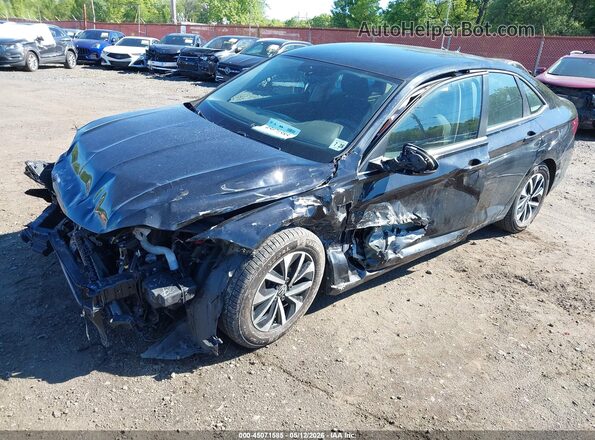 3VW5M7BU6PM041269 2023 VOLKSWAGEN JETTA Black Vista tres cuartos delantera izquierda