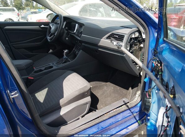 3VW5M7BU6RM071102 2024 VOLKSWAGEN JETTA Blue Widok wnętrza z przodu