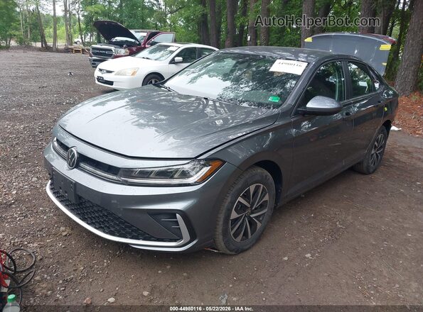 3VW5W7BU3TM011604 2026 VOLKSWAGEN JETTA Gray Передня ліва чверть