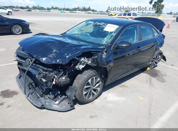 3VW5W7BU7TM004784 2026 VOLKSWAGEN JETTA Black Vista tres cuartos delantera izquierda