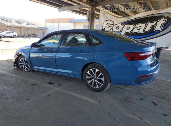 3VW5X7BU5SM045197 2025 VOLKSWAGEN JETTA Blue 