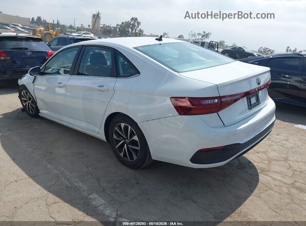 3VW5X7BU6SM070710 2025 VOLKSWAGEN JETTA White Հետևի ձախ