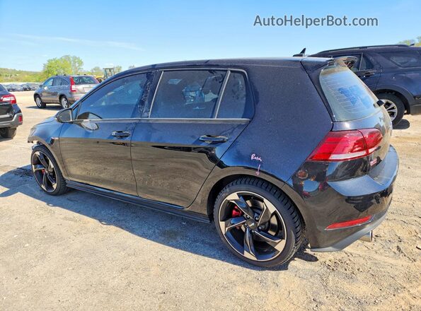 3VW6T7AU0MM010510 2021 VOLKSWAGEN GTI Black Rear left