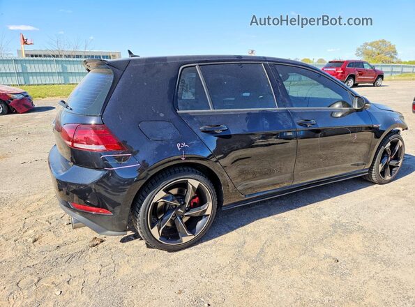 3VW6T7AU0MM010510 2021 VOLKSWAGEN GTI Black Rear right