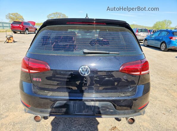 3VW6T7AU0MM010510 2021 VOLKSWAGEN GTI Black Rear view