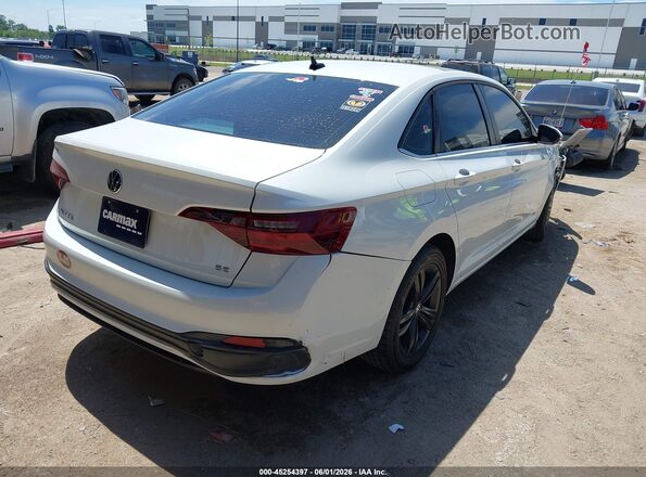 3VW7M7BU2NM019579 2022 VOLKSWAGEN JETTA White Հետևի աջ