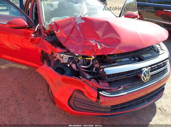 3VW7M7BU3RM076587 2024 VOLKSWAGEN JETTA Красный Вид спереди
