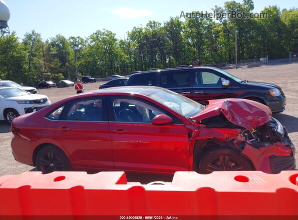 3VW7M7BU3RM076587 2024 VOLKSWAGEN JETTA Красный Вид задней части салона
