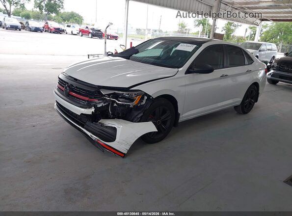 3VW7M7BU8RM077380 2024 VOLKSWAGEN JETTA White Առջևի ձախ երեք քառորդ տեսարան