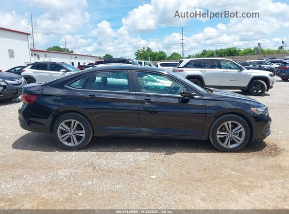 3VW7M7BU9RM009377 2024 VOLKSWAGEN JETTA Black Widok wnętrza z tyłu
