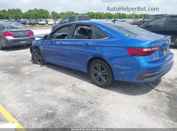 3VW7M7BUXPM020918 2023 VOLKSWAGEN JETTA Blue Հետևի ձախ