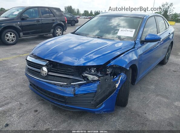 3VW7M7BUXPM020918 2023 VOLKSWAGEN JETTA Blue Դիմացի տեսք
