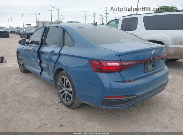 3VWBX7BU0SM095850 2025 VOLKSWAGEN JETTA Синий Задняя левая четверть