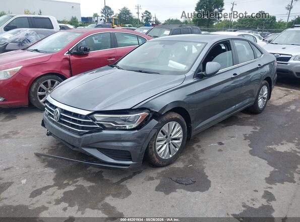 3VWC57BU1KM223104 2019 VOLKSWAGEN JETTA Серый Передняя левая четверть