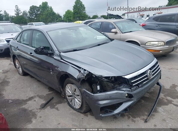 3VWC57BU1KM223104 2019 VOLKSWAGEN JETTA Серый Вид задней части салона