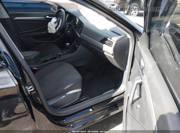 3VWC57BU2KM041265 2019 VOLKSWAGEN JETTA Black Widok wnętrza z przodu