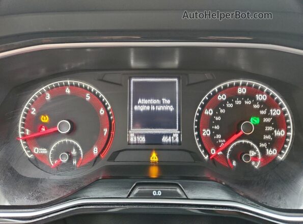 3VWC57BU2MM095068 2021 VOLKSWAGEN JETTA Gray Instrument cluster view