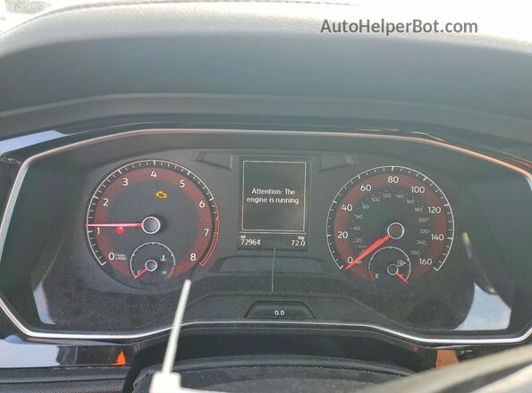 3VWC57BU2MM101886 2021 VOLKSWAGEN JETTA Черный Вид щитка приборов