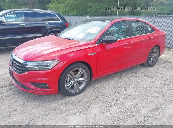 3VWC57BU5MM094691 2021 VOLKSWAGEN JETTA Красный Передняя левая четверть