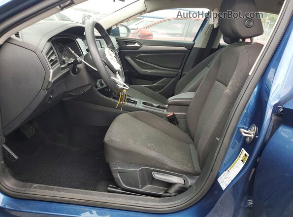 3VWC57BU7KM037602 2019 VOLKSWAGEN JETTA Blue Widok wnętrza z przodu