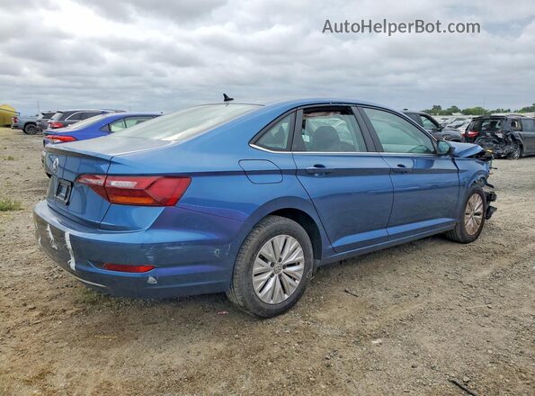 3VWC57BU7KM037602 2019 VOLKSWAGEN JETTA Blue Tył prawy