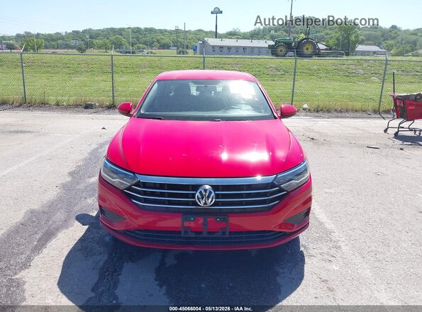 3VWC57BU7KM054268 2019 VOLKSWAGEN JETTA Red Instrument cluster view