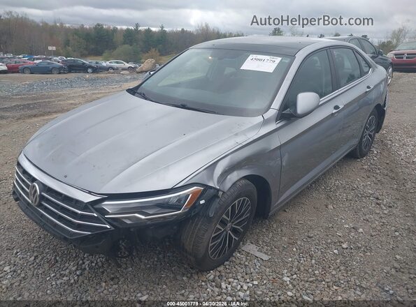 3VWC57BU8MM047557 2021 VOLKSWAGEN JETTA Серебряный Передняя левая четверть
