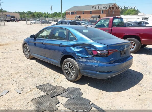 3VWC57BU9MM092572 2021 VOLKSWAGEN JETTA Blue Trasero izquierdo