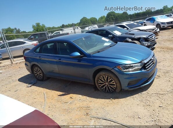 3VWC57BU9MM092572 2021 VOLKSWAGEN JETTA Blue Vista interior trasera