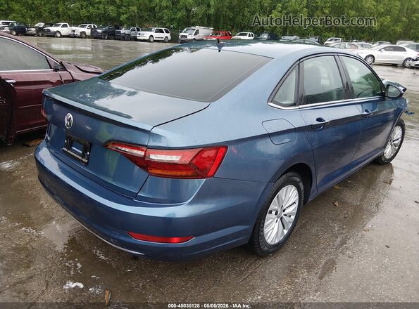 3VWC57BUXKM201280 2019 VOLKSWAGEN JETTA Blue Tył prawy