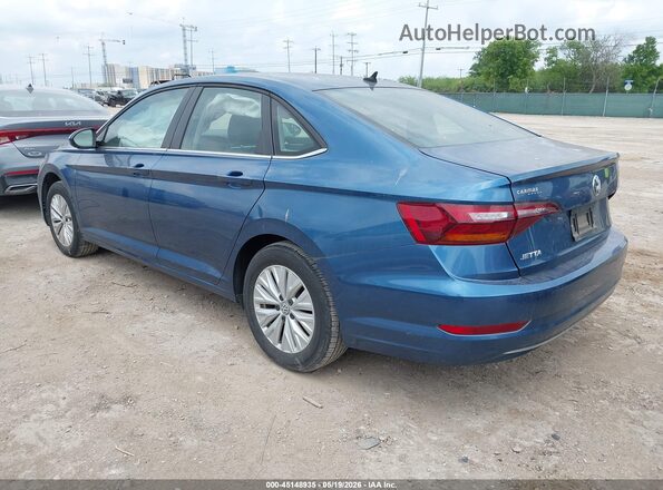 3VWC57BUXKM251130 2019 VOLKSWAGEN JETTA Blue უკანა მარცხენა
