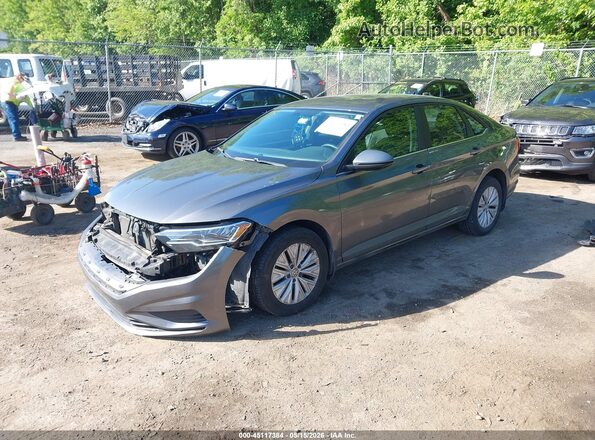 3VWCB7BU1LM017730 2020 VOLKSWAGEN JETTA Серый Передняя левая четверть
