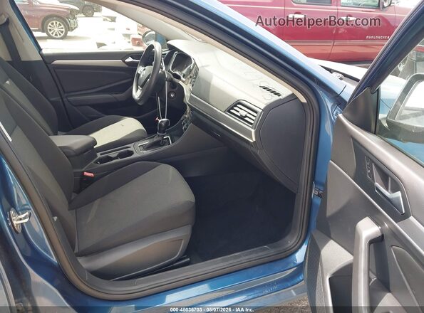 3VWCB7BU4LM057199 2020 VOLKSWAGEN JETTA Blue წინა სალონის ხედი