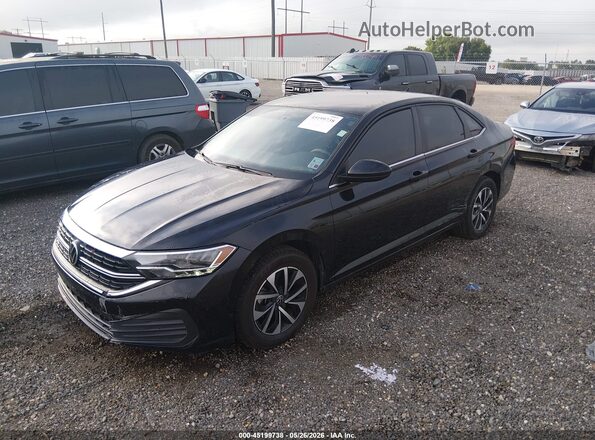 3VWCM7BU2NM003011 2022 VOLKSWAGEN JETTA Black Передня ліва чверть