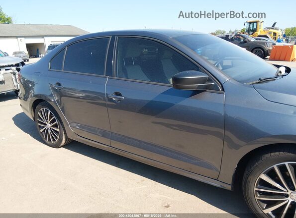 3VWD17AJ2HM405653 2017 VOLKSWAGEN JETTA Серый Вид задней части салона