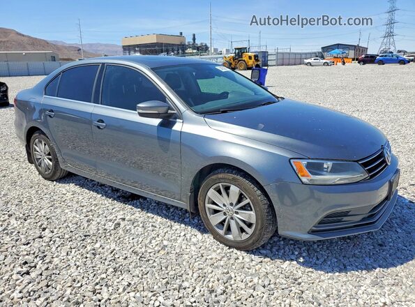 3VWD67AJ8GM318758 2016 VOLKSWAGEN JETTA Gray 