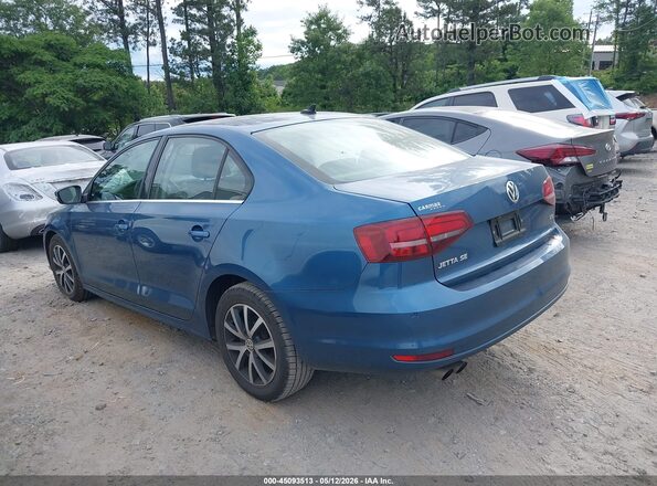 3VWDB7AJ0HM262747 2017 VOLKSWAGEN JETTA Синий Панорамный вид салона 360°
