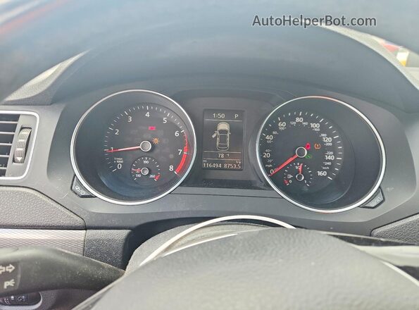 3VWDB7AJ5HM308332 2017 VOLKSWAGEN JETTA White Instrument cluster view