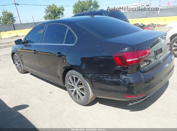 3VWDB7AJ6HM400548 2017 VOLKSWAGEN JETTA Black Tył lewy
