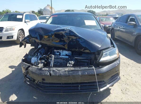 3VWDB7AJ6HM400548 2017 VOLKSWAGEN JETTA Black Widok wnętrza z tyłu