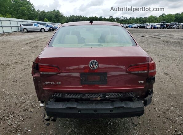 3VWDB7AJ6JM233548 2018 VOLKSWAGEN JETTA Темно-бордовый 