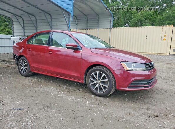3VWDB7AJ6JM233548 2018 VOLKSWAGEN JETTA Темно-бордовый 